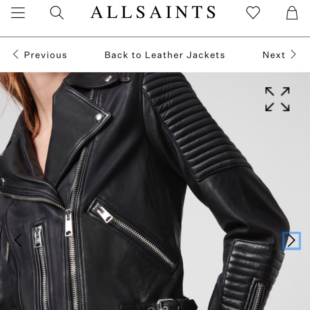 Estella All Saints Women Leather Jacket